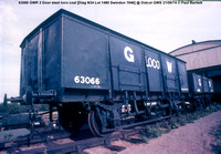 63066 GWR 2 Door steel loco coal [Diag N34 Lot 1480 Swindon 1946] @ Didcot GWS 74-09-21 © Paul Bartlett w