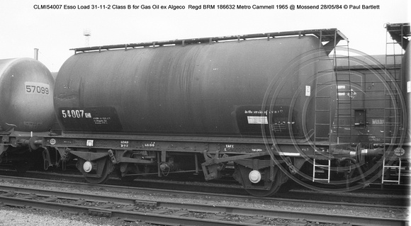 CLMI54007 Esso Class B @ Mossend 84-05-28 � Paul Bartlett w