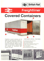 Freightliner Covered Containers leaflet c1966 side 1 © Paul Bartlett collection