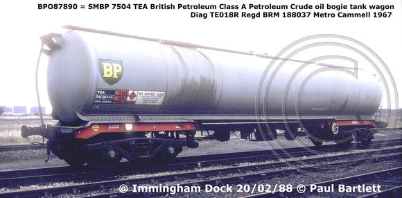 BPO87890 = SMBP 7504 TEA Immingham 88-02-20 © Paul Bartlett [w]