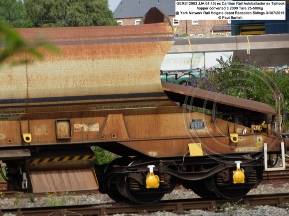 GERS12903 JJA Autoballaster @ York Holgate Network Rail Depot 31 July 2015 © Paul Bartlett [07]