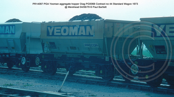 PR14087 PGA Yeoman aggregate hopper Diag PG006B @ Merehead 79-06-04 © Paul Bartlett w
