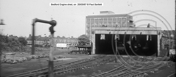 Bedford Engine shed 67-05-20 � Paul Bartlett w