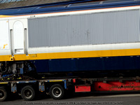 3308 Eurostar locomotive on road trailer @ York Network Rail Holgate depot 2015-08-04 © Paul Bartlett [4w]
