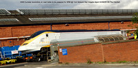 3308 Eurostar locomotive on road trailer @ York Network Rail Holgate depot 2015-08-04 © Paul Bartlett [6w]