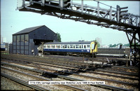 7710 EMU carriage washing near Waterloo 86-06 � Paul Bartlett w