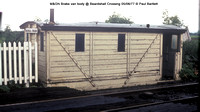 M&GN Brake van body @ Beardshall Crossing 77-06-05 � Paul Bartlett w