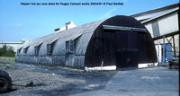 Nissen Hut Loco shed @ Rugby Cement works 91-04-28 � Paul Bartlett w