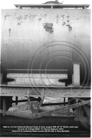 988 ex National Benzol tank @ Lackenby 89-07-28 © Paul Bartlett [05w]