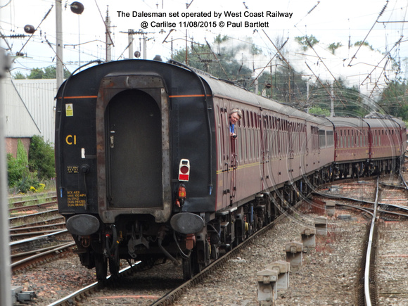 The Dalesman set operated by West Coast Railway @ Carlilse 2015-08-11 © Paul Bartlett [1w]