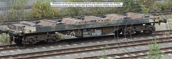 952028 BVA EWS Avesta Polarit Stainless for steel slab-coil cassette @ Tinsley, Rotherham 2015-08-04 © Paul Bartlett [cw]
