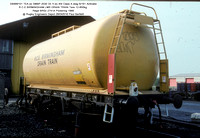 DB999101 TEA ex SMBP 2030 LMR drain train @ Rugby Engineers Depot 91-04-28 � Paul Bartlett w
