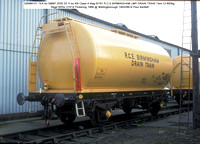 DB999101 TEA ex SMBP 2030 LMR drain train @ Wellingborough 89-02-19 � Paul Bartlett w