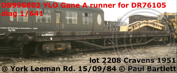 DB996802 runner DR76105
