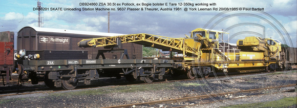 DR88201   DB924860 P & T Unloading Station @ York Leeman Rd 1985-08-20 � Paul Bartlett [1w]