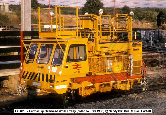 HCT010 - Permaquip Overhead Work Trolley @ Sandy 90-08-06� Paul Bartlett w