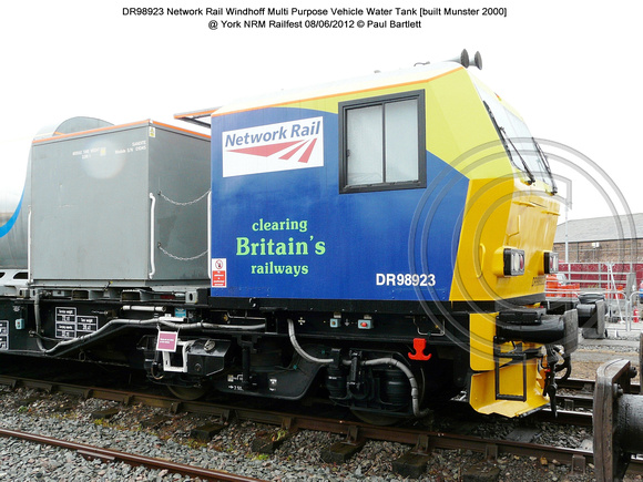 DR98923 Windhoff MPV @ York NRM Railfest 2012-06-08 � Paul Bartlett [02w]