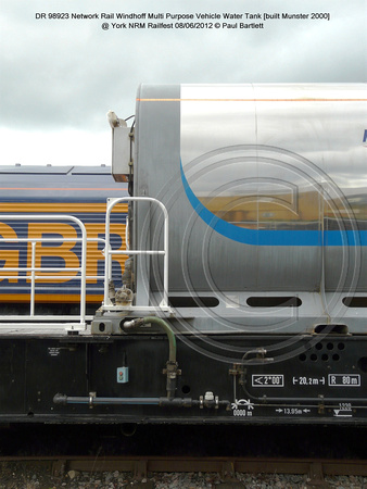 DR98923 Windhoff MPV @ York NRM Railfest 2012-06-08 � Paul Bartlett [05w]