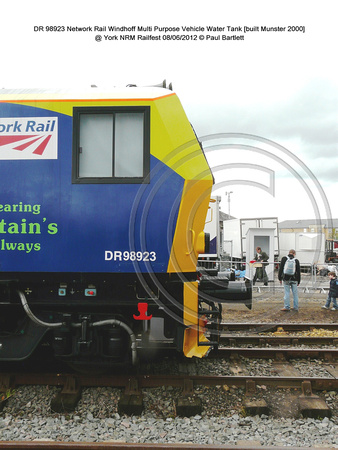DR98923 Windhoff MPV @ York NRM Railfest 2012-06-08 � Paul Bartlett [11w]