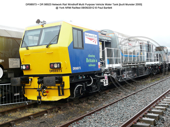 DR98973   DR 98923 Windhoff MPV @ York NRM Railfest 2012-06-08 � Paul Bartlett [01w]