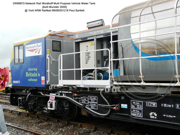 DR98973 Windhoff MPV @ York NRM Railfest 2012-06-08 � Paul Bartlett [01w]