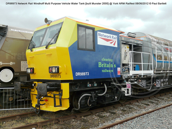 DR98973 Windhoff MPV @ York NRM Railfest 2012-06-08 � Paul Bartlett [04w]