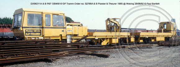 DX98211A & B P&T GP Tramm @ Woking 92-06-28 � Paul Bartlett w