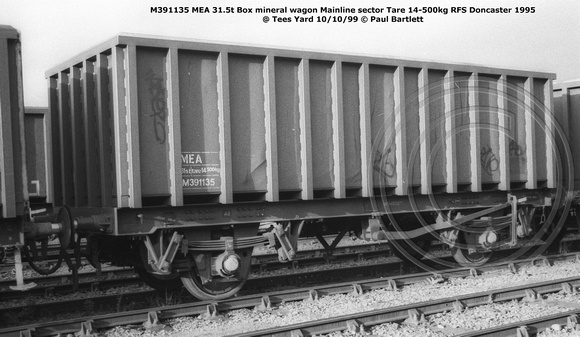 M391135 MEA Mainline @ Tees Yard 99-10-10 © Paul Bartlett w