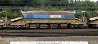 380108 HQAH 64.4t Network Rail Autoballaster intermediate hopper [built Doncaster 2001] Tare 25-600kg @ York Holgate Junction 2023-02-01 © Paul Bartlett w