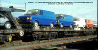 Motorail Carflat wagons, ramps and coaches FVX FVV NVV FVX