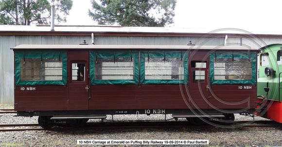 10 Carriage at Emerald on Puffing Billy Railway 19-09-2014 � Paul Bartlett [2]