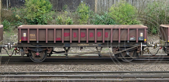 394190 [ex 365126] MHA Ballast-Spoil Box Wagon COALFISH Tare 14.600kg  [Des code MH001A RFS Doncaster 1997-8] @ York Holgate Junction 2023-03-05 © Paul Bartlett w