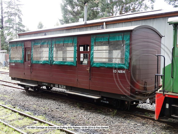10 Carriage at Emerald on Puffing Billy Railway 19-09-2014 � Paul Bartlett [3]