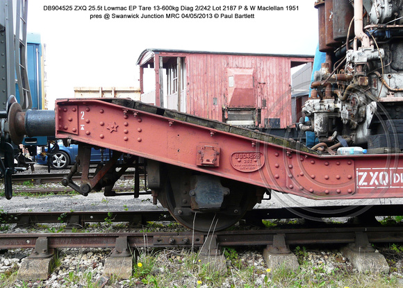 DB904525 ZXQ Lowmac EP pres @ Swanwick Junction MRC 2013-05-04 � Paul Bartlett [3w]