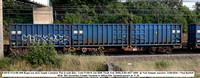 610016 FCA 68t 60ft Bogie low deck height Container Flat (2-unit) [Des. Code FC001A Job 6008 Thrall York 2000] A166 A077 A005 @ York Holgate Junction 2024-09-13 © Paul Bartlett W