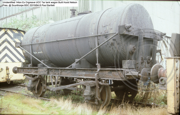 Ex Orgreave tank wagon Pres. @ Scunthorpe BSC 94-10-22 � Paul Bartlett w