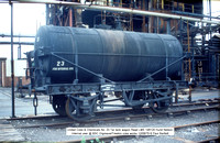 United Coke & Chemicals 23 Tar tank wagon @ BSC Orgreave Treeton coke works 79-08-12 � Paul Bartlett [3w]