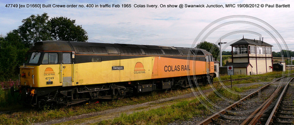 47749 [ex D1660] Colas on show @ Swanwick Junction, MRC 2012-08-19 � Paul Bartlett [17w]
