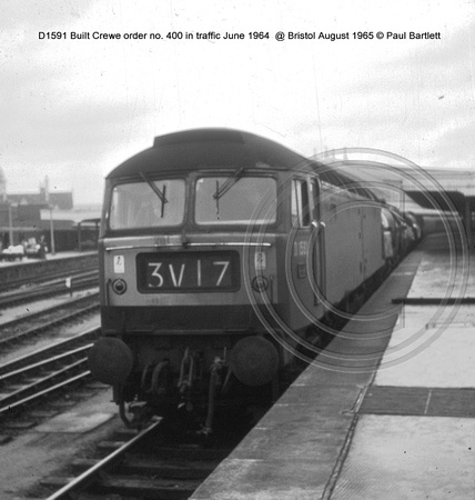D1591 @ Bristol August 1965 � Paul Bartlett w