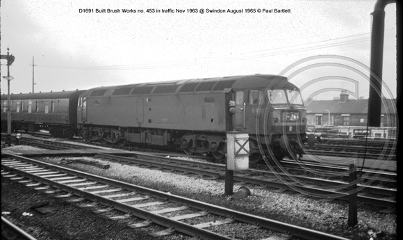 D1691 @ Swindon August 1965 � Paul Bartlett w