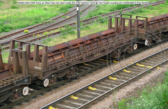 900002 BAA EWS livery as Steel strip Coil @ York freight avoiding line 2006-06-22 © Paul Bartlett w