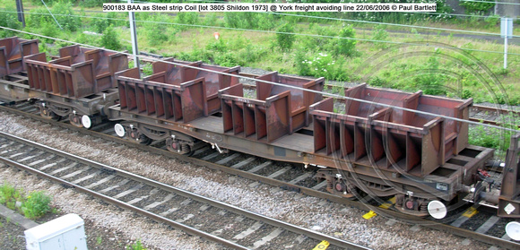 900183 BAA as Steel strip Coil @ York freight avoiding line 2006-06-22 © Paul Bartlett [1w]
