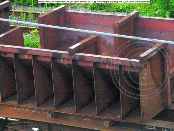 900183 BAA as Steel strip Coil @ York freight avoiding line 2006-06-22 © Paul Bartlett [2w]
