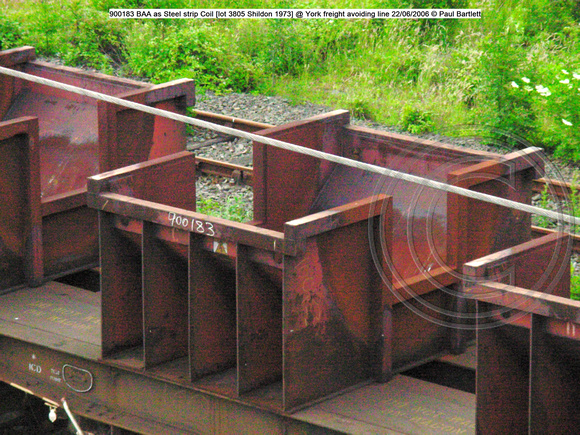 900183 BAA as Steel strip Coil @ York freight avoiding line 2006-06-22 © Paul Bartlett [3w]