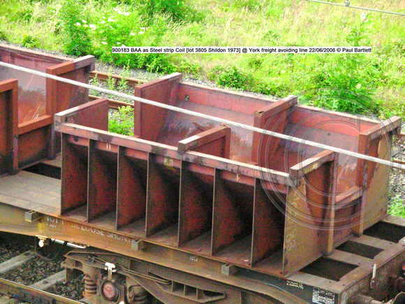 900183 BAA as Steel strip Coil @ York freight avoiding line 2006-06-22 © Paul Bartlett [4w]