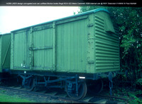 14286 LNER design corrugated end van unfitted Morton brake Regd RCH 422 Metro Cammell 1939 Internal use @ ROF Glascoed 92-08-21 © Paul Bartlett w