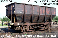 BR 24 1/2 ton coal hoppers HUO