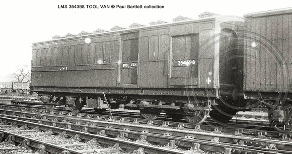 LMS 354398 TOOL VAN � Paul Bartlett collection [1W]