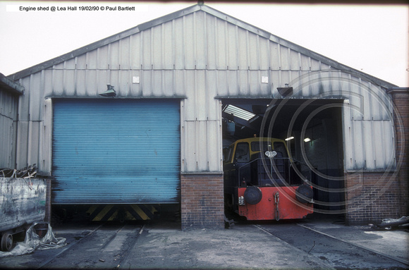 Engine shed @ Lea Hall Colliery  90-02-19 � Paul Bartlett w