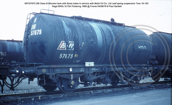 BRT57675 Mobil Class B Petroleum tank @ Frome 79-06-04 � Paul Bartlett w